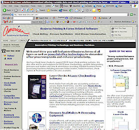 Click for variable data and check printing software solutions for pressure seal mailers